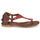 Παπούτσια Γυναίκα Σανδάλια / Πέδιλα Desigual SHOES_LUPITA_LOTTIE Cognac / Red