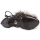 Παπούτσια Γυναίκα Μποτίνια Roberto Cavalli QPS612-PJ032 Black /  fourrure