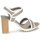 Παπούτσια Γυναίκα Σανδάλια / Πέδιλα Espace GENIEVRE Grey / Άσπρο