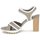 Παπούτσια Γυναίκα Σανδάλια / Πέδιλα Espace GENIEVRE Grey / Άσπρο