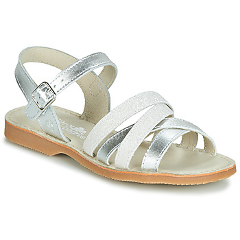 Παπούτσια Κορίτσι Σανδάλια / Πέδιλα Citrouille et Compagnie JAGUINOIX Grey / Silver