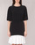 Υφασμάτινα Γυναίκα Κοντά Φορέματα Lauren Ralph Lauren ELBOW SLEEVE DAY DRESS Black / Άσπρο