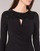 Υφασμάτινα Γυναίκα Κοντά Φορέματα Lauren Ralph Lauren SEQUINED YOKE JERSEY DRESS Black