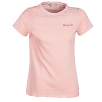 Υφασμάτινα Γυναίκα T-shirt με κοντά μανίκια Maison Scotch SS T-SHIRT Ροζ