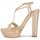 Παπούτσια Γυναίκα Σανδάλια / Πέδιλα Roberto Cavalli RDS735 Beige / Nude