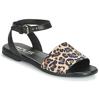 Παπούτσια Γυναίκα Σανδάλια / Πέδιλα Mjus CHAT LEO Black / Leopard