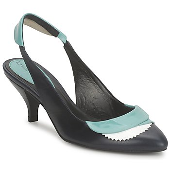 Παπούτσια Γυναίκα Σανδάλια / Πέδιλα Karine Arabian LILA Encre / Άσπρο / Turquoise