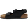Παπούτσια Σανδάλια / Πέδιλα Birkenstock MILANO BLACK CALZ S Multicolour