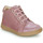 Παπούτσια Κορίτσι Ψηλά Sneakers GBB FAMIA Vieux / Ροζ
