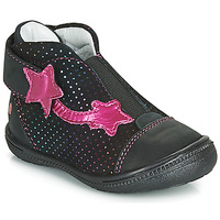 Παπούτσια Κορίτσι Μπότες GBB NOLWENN Black / Ροζ