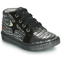 Παπούτσια Κορίτσι Ψηλά Sneakers GBB LETO Black / Silver
