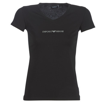 Υφασμάτινα Γυναίκα T-shirt με κοντά μανίκια Emporio Armani CC317-163321-00020 Black