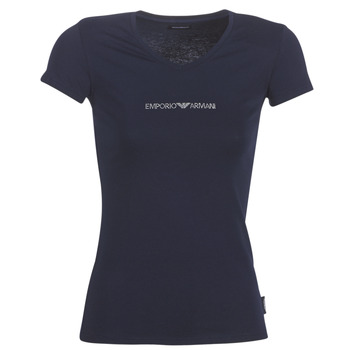 Υφασμάτινα Γυναίκα T-shirt με κοντά μανίκια Emporio Armani CC317-163321-00135 Marine