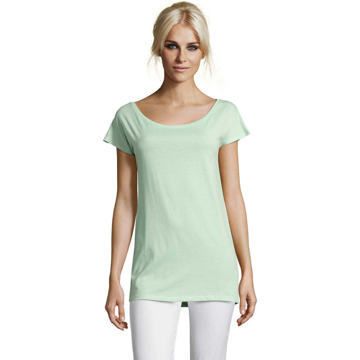 Υφασμάτινα Γυναίκα T-shirt με κοντά μανίκια Sols MARYLIN STYLE KIMONO Green