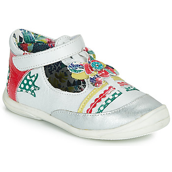 Παπούτσια Κορίτσι Μπαλαρίνες Catimini PANTHERE Άσπρο / Multicolore