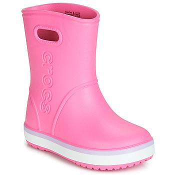 Παπούτσια Κορίτσι Μπότες βροχής Crocs CROCBAND RAIN BOOT K Ροζ