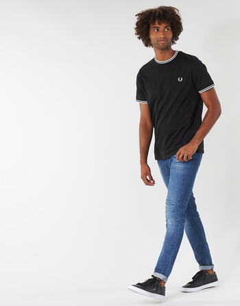 Fred Perry TWIN TIPPED T-SHIRT Black
