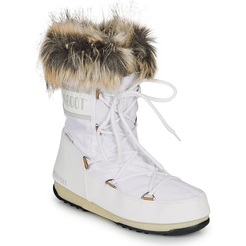 Παπούτσια Γυναίκα Snow boots Moon Boot MOON BOOT MONACO LOW WP 2 Άσπρο