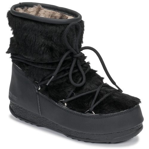 Παπούτσια Γυναίκα Snow boots Moon Boot MOON BOOT MONACO LOW FUR WP Black