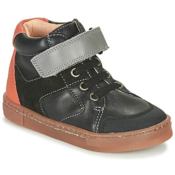 Παπούτσια Αγόρι Ψηλά Sneakers Babybotte KEN Black / Orange