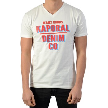 Υφασμάτινα Αγόρι T-shirt με κοντά μανίκια Kaporal 128187 Άσπρο