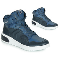 Παπούτσια Αγόρι Ψηλά Sneakers Geox J XLED BOY Μπλέ / Led