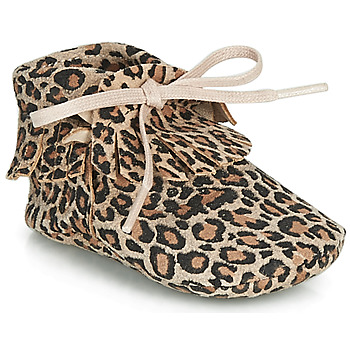 Παπούτσια Κορίτσι Παντόφλες Citrouille et Compagnie LILIFI Camel / Leopard