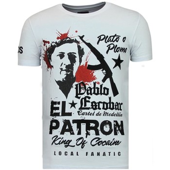 Υφασμάτινα Άνδρας T-shirt με κοντά μανίκια Local Fanatic 65019263 Άσπρο