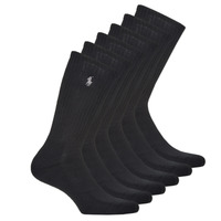 Εσώρουχα Άνδρας High socks Polo Ralph Lauren ASX110CREW PP-SOCKS-6 PACK Black