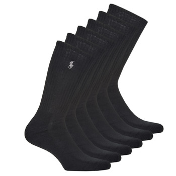 Εσώρουχα High socks Polo Ralph Lauren ASX110CREW PP-SOCKS-6 PACK Black