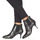 Παπούτσια Γυναίκα Μποτίνια Ippon Vintage SILVER LAKE Black / Silver