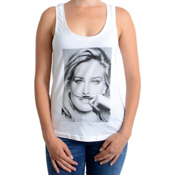 Υφασμάτινα Γυναίκα Αμάνικα / T-shirts χωρίς μανίκια Eleven Paris 60136 Άσπρο