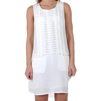 Υφασμάτινα Γυναίκα Κοντά Φορέματα Good Look 16365 Άσπρο