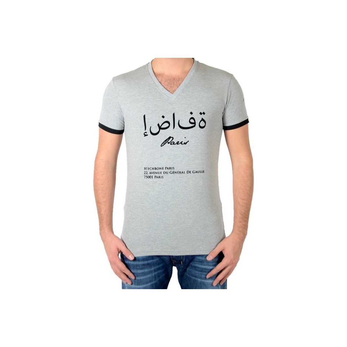 T-shirt με κοντά μανίκια Hechbone Paris 50034 Συνθετικό 15680095H