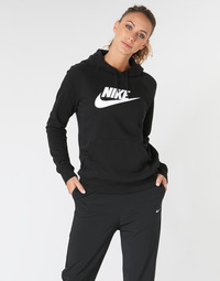 Υφασμάτινα Γυναίκα Φούτερ Nike W NSW ESSNTL HOODIE PO  HBR Black