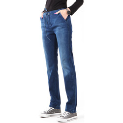 Υφασμάτινα Γυναίκα Skinny jeans Wrangler Slouchy Cosy Blue W27CGM82G Μπλέ