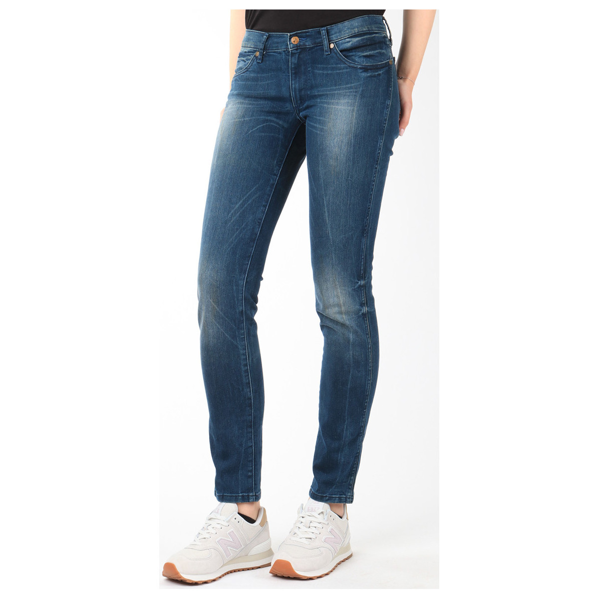 Υφασμάτινα Γυναίκα Skinny jeans Wrangler Hailey Slim W22T-XB-23C Μπλέ