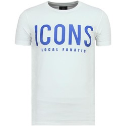 Υφασμάτινα Άνδρας T-shirt με κοντά μανίκια Local Fanatic 94437529 Άσπρο