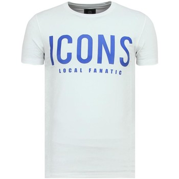 Υφασμάτινα Άνδρας T-shirt με κοντά μανίκια Local Fanatic 94437529 Άσπρο