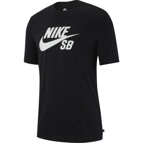 Υφασμάτινα Άνδρας T-shirts & Μπλούζες Nike M nk sb dry tee dfct logo Black