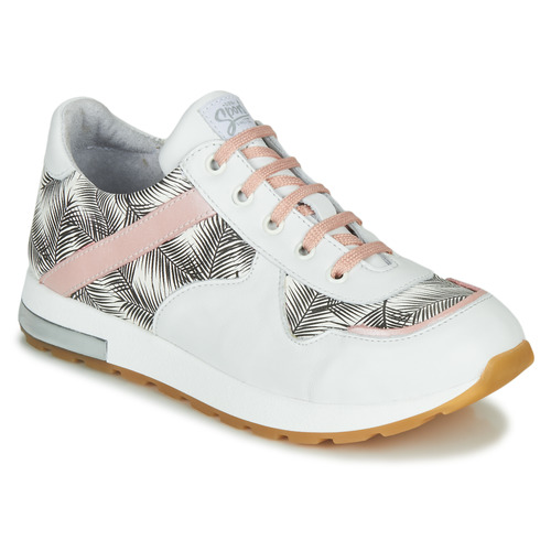 Παπούτσια Κορίτσι Χαμηλά Sneakers GBB LELIA Άσπρο / Black / Ροζ