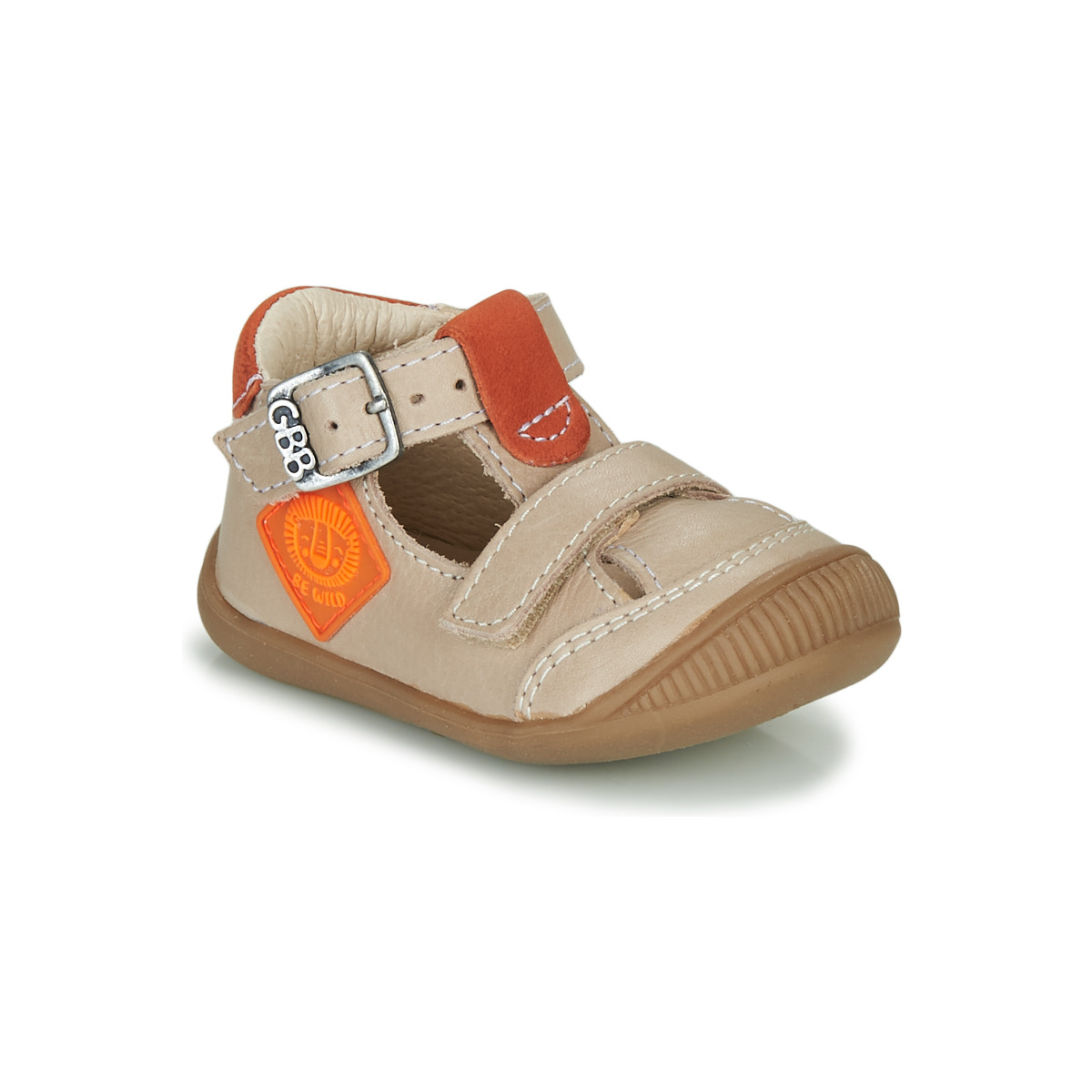Παπούτσια Αγόρι Σανδάλια / Πέδιλα GBB BOLINA Beige / Orange