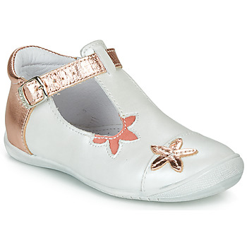 Παπούτσια Κορίτσι Μπαλαρίνες GBB ANAXI Άσπρο / Ροζ / Χρυσο