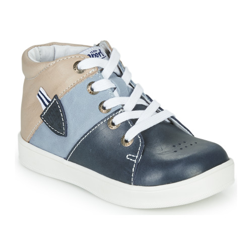 Παπούτσια Αγόρι Ψηλά Sneakers GBB AMOS Μπλέ / Grey