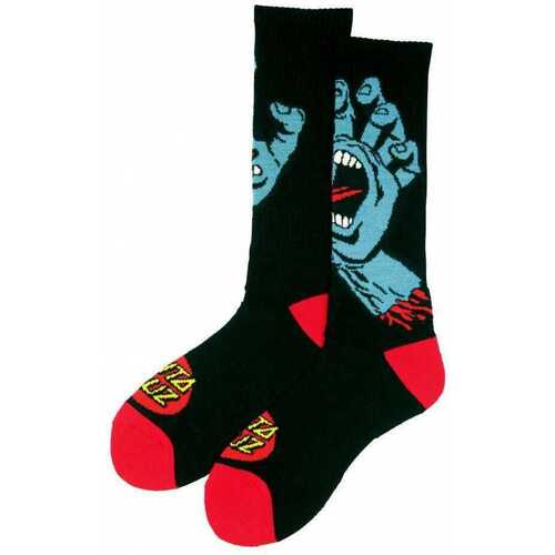 Εσώρουχα Άνδρας Κάλτσες Santa Cruz Screaming hand sock Black