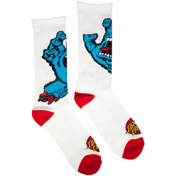 Εσώρουχα Άνδρας Κάλτσες Santa Cruz Screaming hand sock Άσπρο
