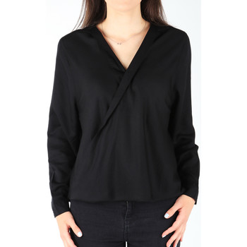 Υφασμάτινα Γυναίκα Πουκάμισα Wrangler L/S Wrap Shirt Black W5180BD01 Black