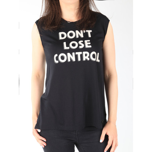 Υφασμάτινα Γυναίκα T-shirt με κοντά μανίκια Lee T-shirt  Muscle Tank Black L42CPB01 Black
