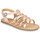 Παπούτσια Κορίτσι Σανδάλια / Πέδιλα Citrouille et Compagnie MAYANA Ροζ / Dore