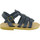 Παπούτσια Άνδρας Σανδάλια / Πέδιλα Attica Sandals PERSEPHONE NUBUCK BLUE Μπλέ